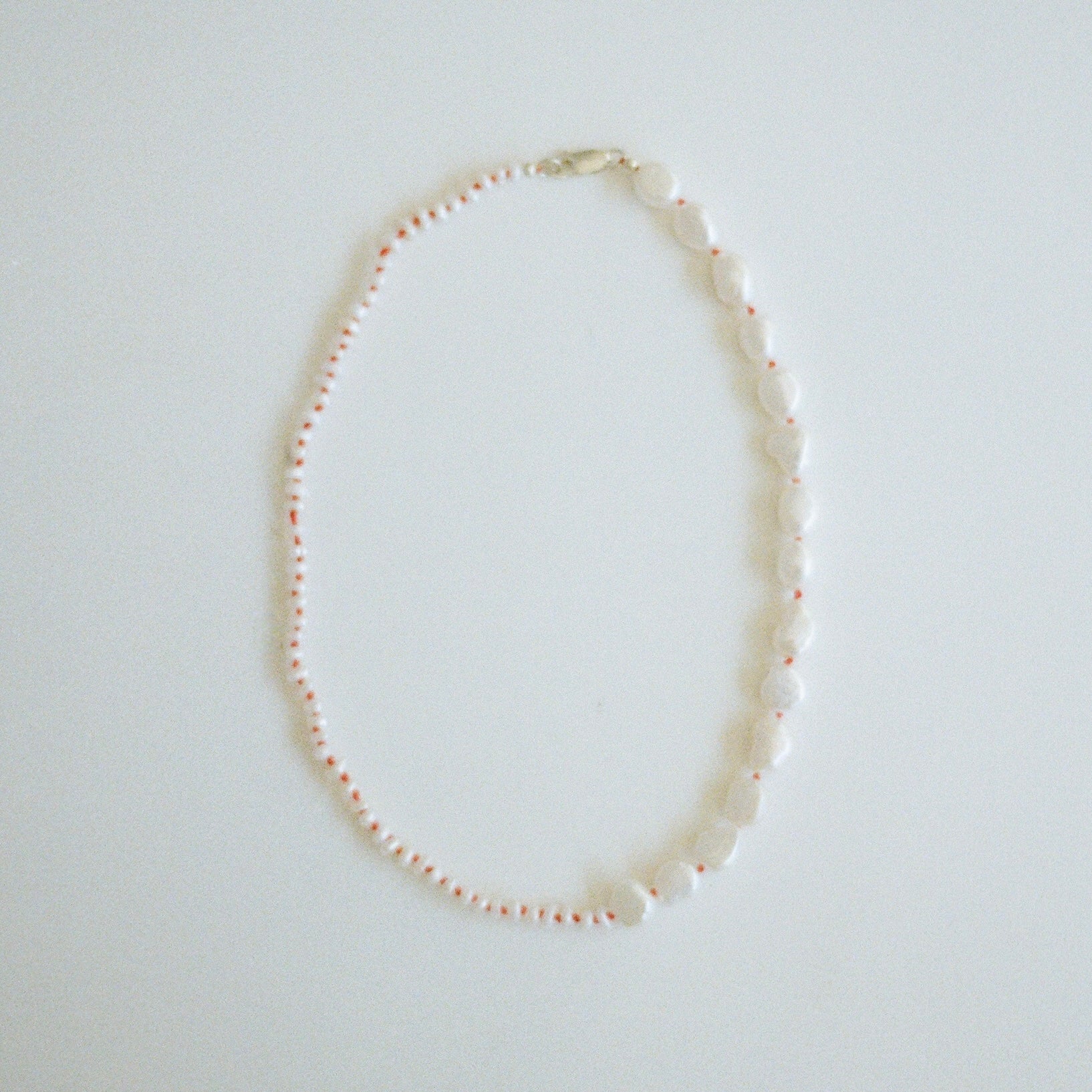 June Pearl Necklace (red) - Image 3