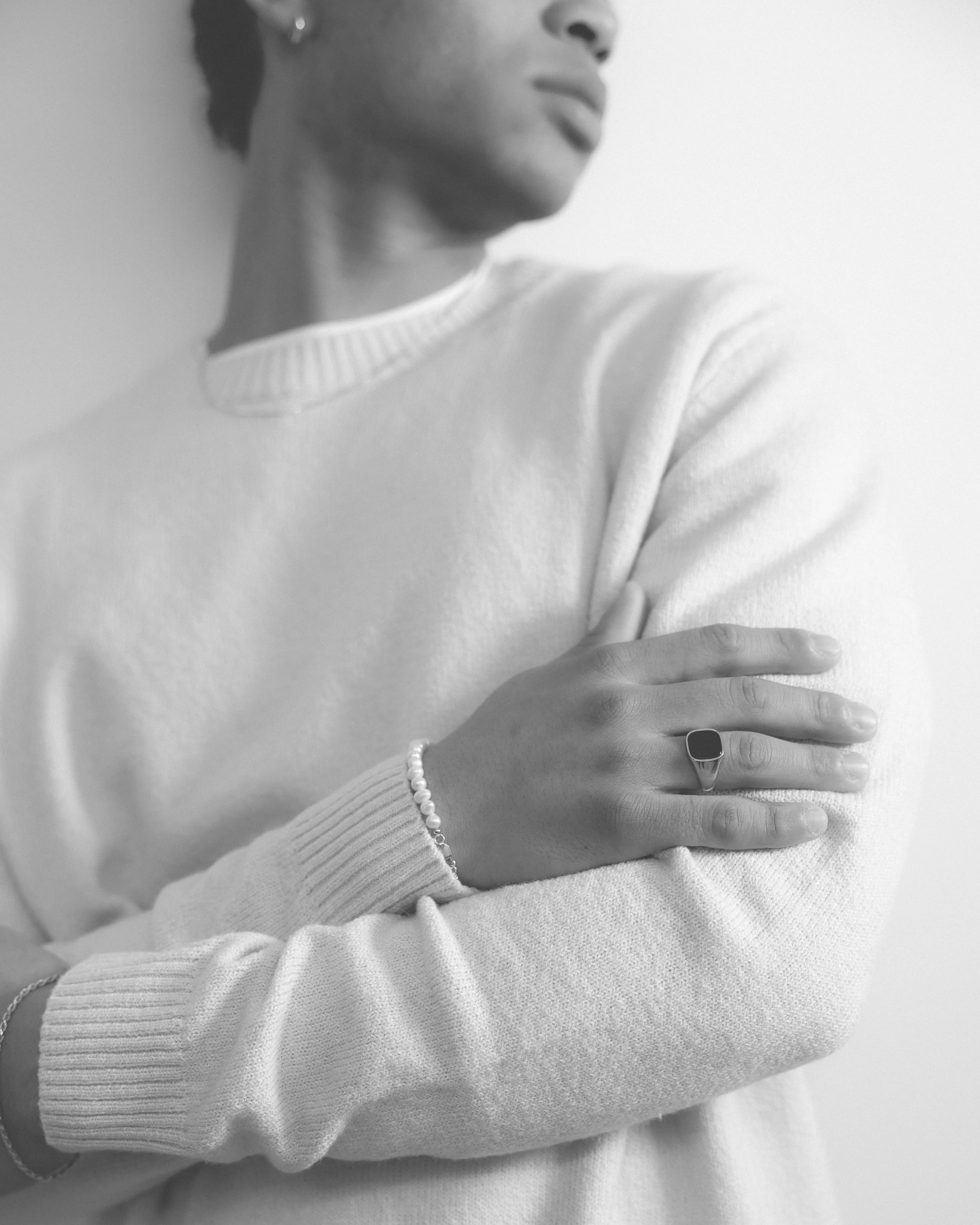 Signet Ring Onyx Silver - Image 4
